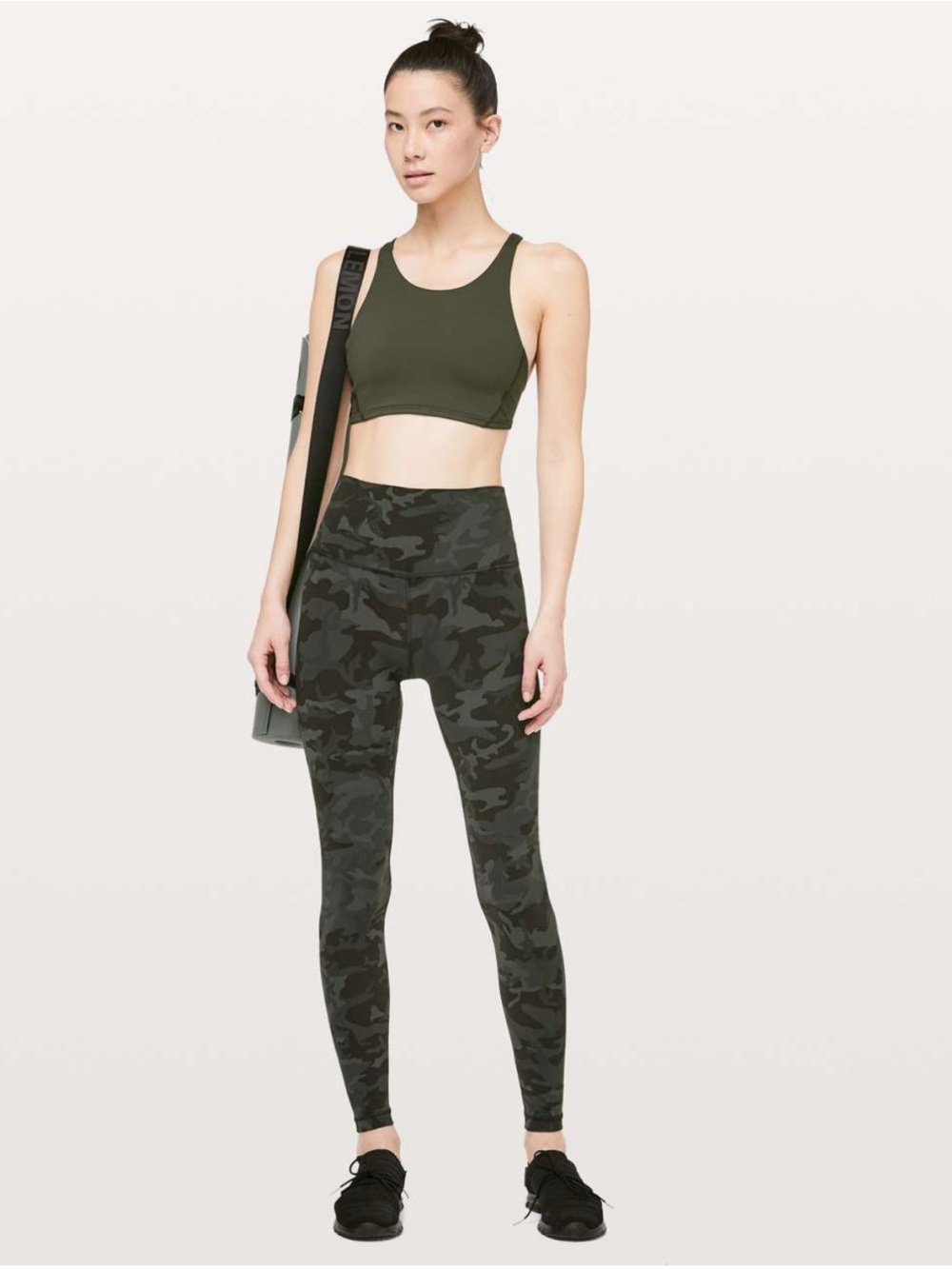 Lululemon High-Waist Camo Legging - Olive